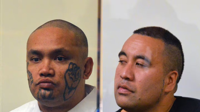 Robert Richards (left) and Royden Haenga are jointly charged with the murder of Hori Gage. Photo / Jeremy Wilkinson