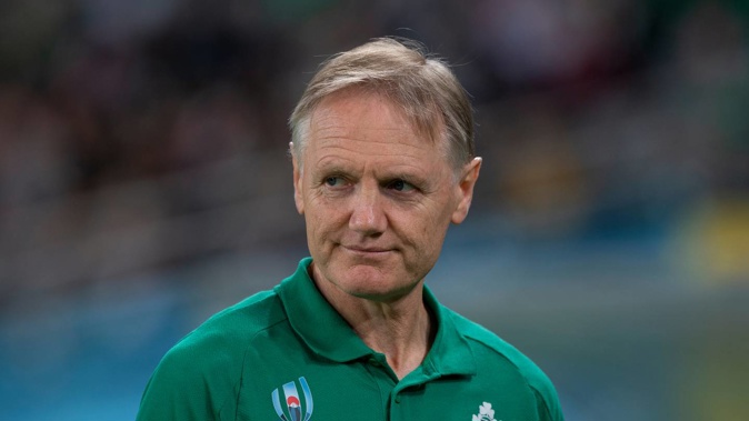 Former Ireland coach Joe Schmidt, now an All Blacks selector, has been called to stand in for the first Ireland test as Covid ravages the All Blacks. (Photo / Mark Mitchell)
