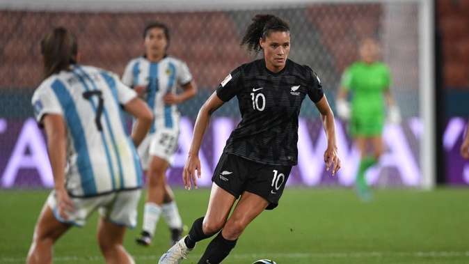 Grace Jale in action against Argentina. Photo / Photosport