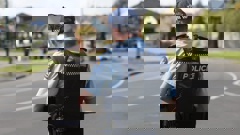 Police in Havelock North, investigating the alleged kidnapping of two children in the area on October 5. Photo / Paul Taylor