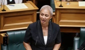 Green Party co-leader Marama Davidson speaking during Question Time at Parliament earlier this year. Photo / Mark Mitchell