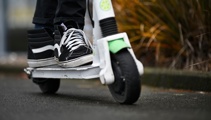 Wrong-way e-scooter rider flees after Southern Motorway crash