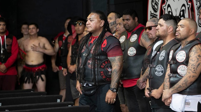 President of the Waikato Mongrel Mob Kingdom Chapter Sonny Fatupaito in November 2019. (Photo / Alan Gibson)