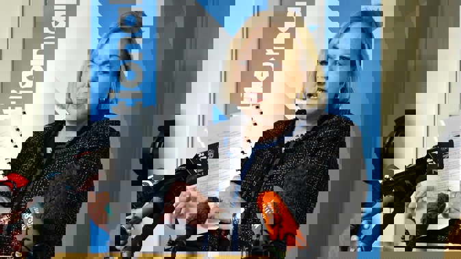 National Party leader Judith Collins is calling for the Auditor-General to investigate recent funding decisions. (Photo / Mark Mitchell)