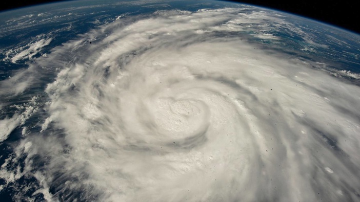 Hurricane Ian pictured from the International Space Station just south of Cuba gaining strength and heading toward Florida. Photo / Nasa, via AP