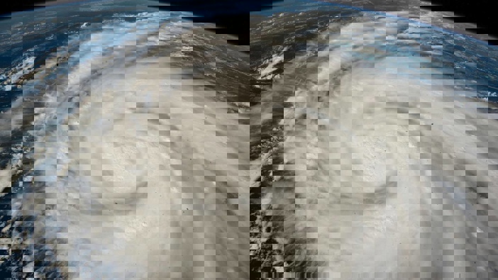 Hurricane Ian pictured from the International Space Station just south of Cuba gaining strength and heading toward Florida. Photo / Nasa, via AP