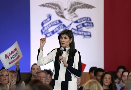 Republican presidential candidate former UN Ambassador Nikki Haley. Photo / AP