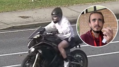 Police have released new images of the motorcycle and rider suspected of being involved in a hit-and-run in Rotorua. Paige Johnson, inset, was critically injured in the incident and died in Waikato Hospital on Wednesday.