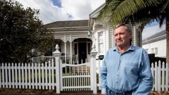 Auckland homeowner Roger Hawkins is upset at the new valuation on his Ponsonby home and how long it is taking the council to assess a revaluation. Photo / Jason Oxenham