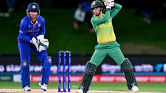 Marizanne Kapp and South Africa denied India a semifinal spot. (Photo / Getty)