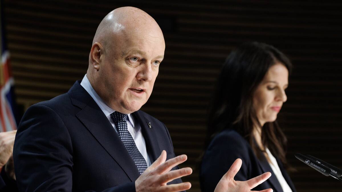 Watch: Christopher Luxon and Erica Stanford front media after promised crackdown on dissent