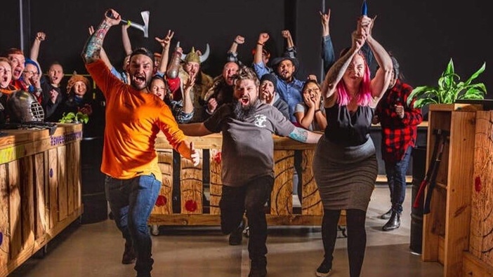 Sweet Axe Throwing has applied to Wellington City Council's Licensing Committee for an on-premises licence, claiming it won't make things dangerous. (Photo / Supplied)