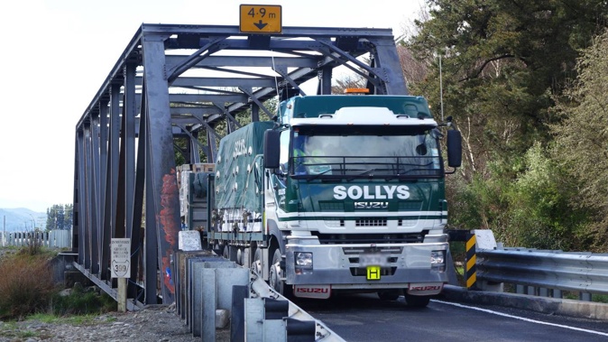 Sollys Freight has been fined after one of its drivers was convicted on charges related to false entries in his logbook following a crash earlier this year. Photo / Tracy Neal