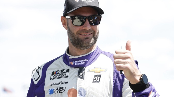 Shane van Gisbergen has confirmed his seat with Nascar team Trackhouse Racing for 2024. Photo / Getty Images