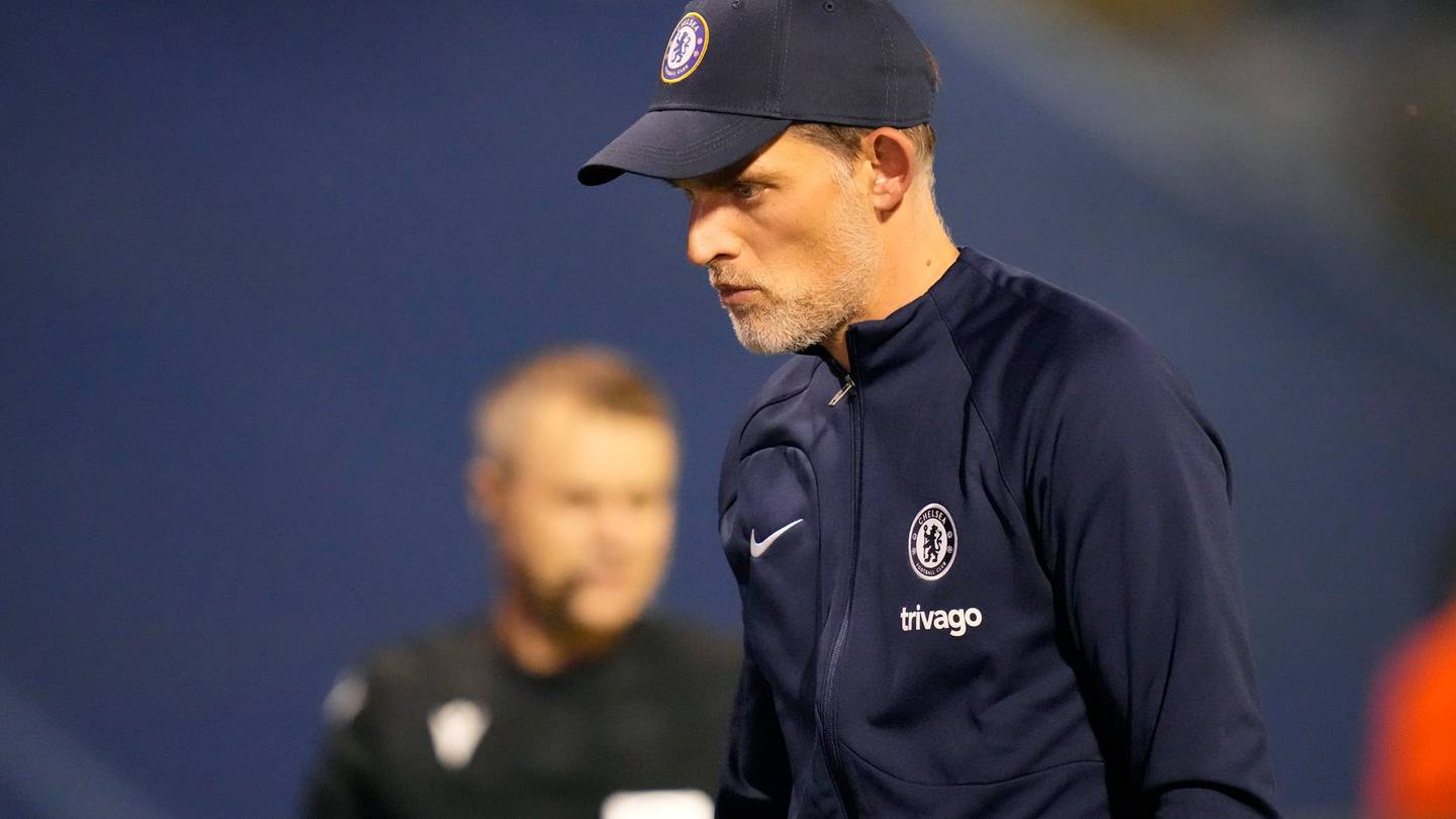Chelsea's head coach Thomas Tuchel was sensationally sacked just six games into the season. Photo / AP\