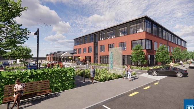 The concept image for the Stage II plans of Kaweka Health which will include a world class cancer facility. (Photo / Supplied)