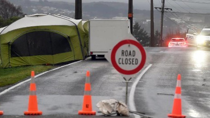 The site of the Eglinton Rd incident. Photo / Peter McIntosh
