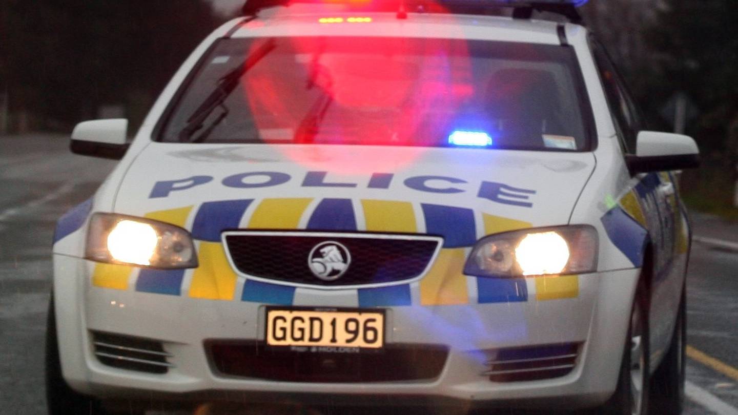 A police spokeswoman said officers found two imitation firearms at a property on Roberts Rd after they were called to the Te Atatū street about 1.26pm.