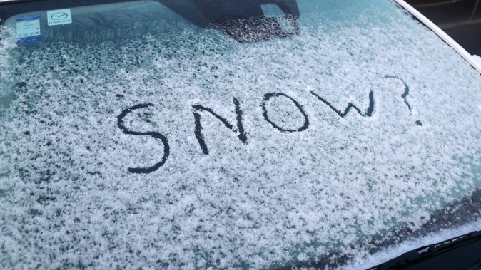 A heavy snow watch has been put in place for Taihape and northern parts of the Whanganui district. Photo / Bevan Conley