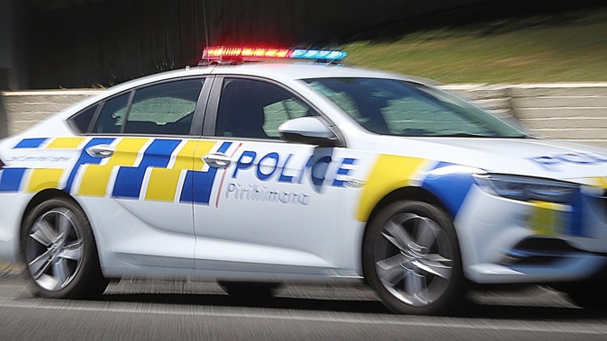 Police were able to spike the car on SH20. Photo / NZME