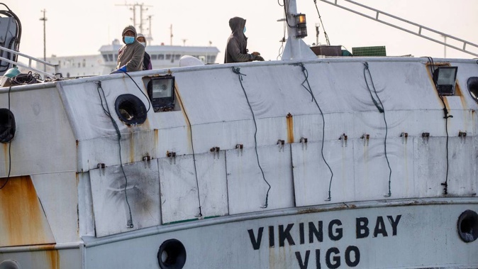 Thirteen crew members on the Viking Bay tested positive for the Delta variant of Covid-19. Photo / Mark Mitchell