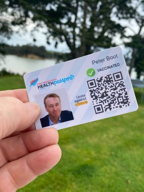 The "Heath Passport" is one product being sold by an Auckland medical centre which is marketed as an identification tool which can prove a person's vaccination history. (Photo / Supplied)