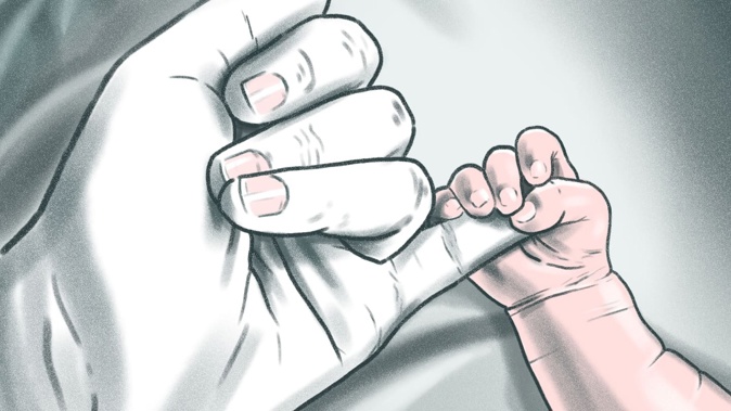 Family Start is a programme that assists parents and caregivers, and attempts to improve a child's health. The PSA union says funding cuts will result in job losses. Illustration / Paul Slater