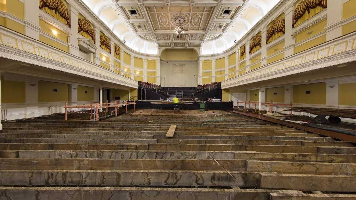Inside Wellington's Town Hall. Photo / Wellington City Council