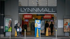 Police descended on New Lynn's LynnMall after a man entered with a toy gun. Photo / Alex Burton.