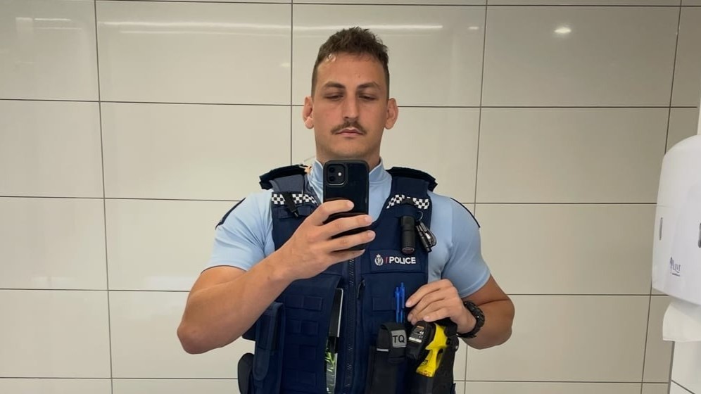 Christchurch detective Luke Fazackerley is accused of having an intimate relationship with a woman he met when she reported being raped to police. Photo / Supplied