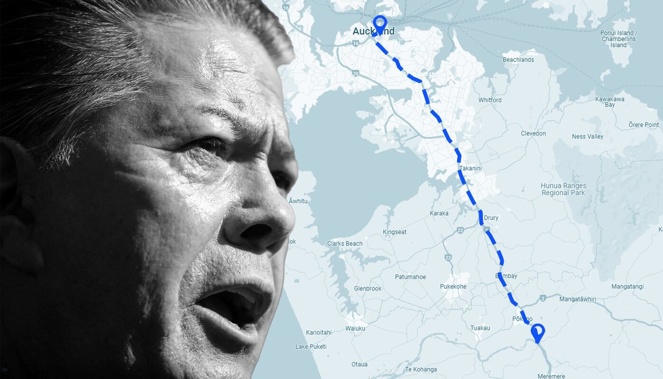 Brian Tamaki is leading a protest convoy on Saturday. Photo / Ollie Rusden, George Heard.