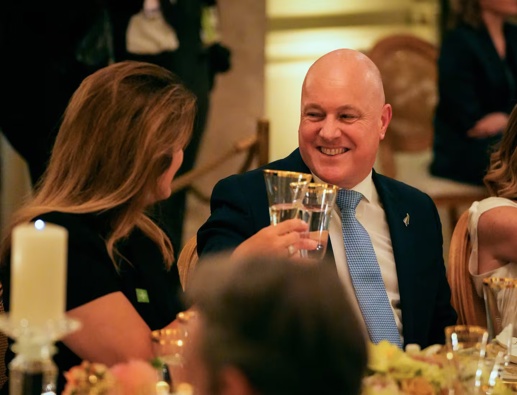 Prime Minister Christopher Luxon before The White House dinner for world leaders during the Nato summit in Washington DC. Photo / The White House