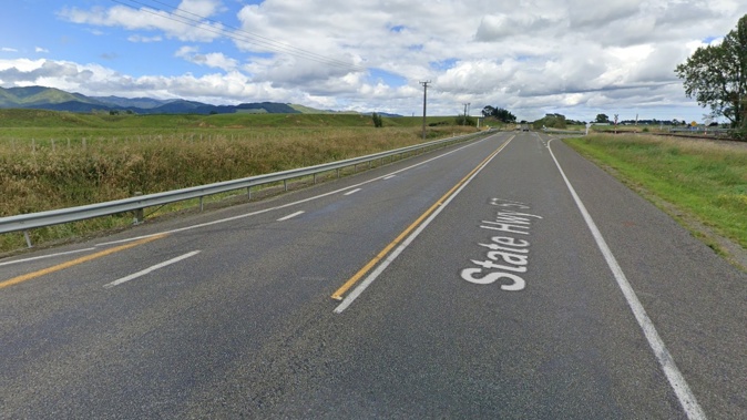 A local woman believes people pay less attention on the road because it is so straight. (Photo / Google Maps)