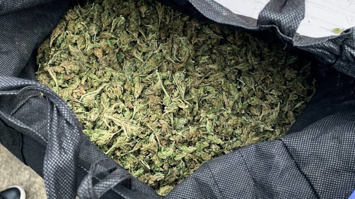 Large bags of cannabis were among the drugs seized during the raids. (Photo / New Zealand Police)