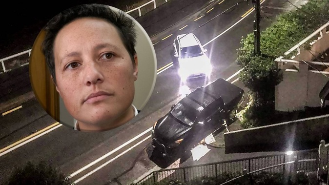 Kiri Allan was allegedly driving carelessly when she crashed on Evans Bay Parade, Roseneath.