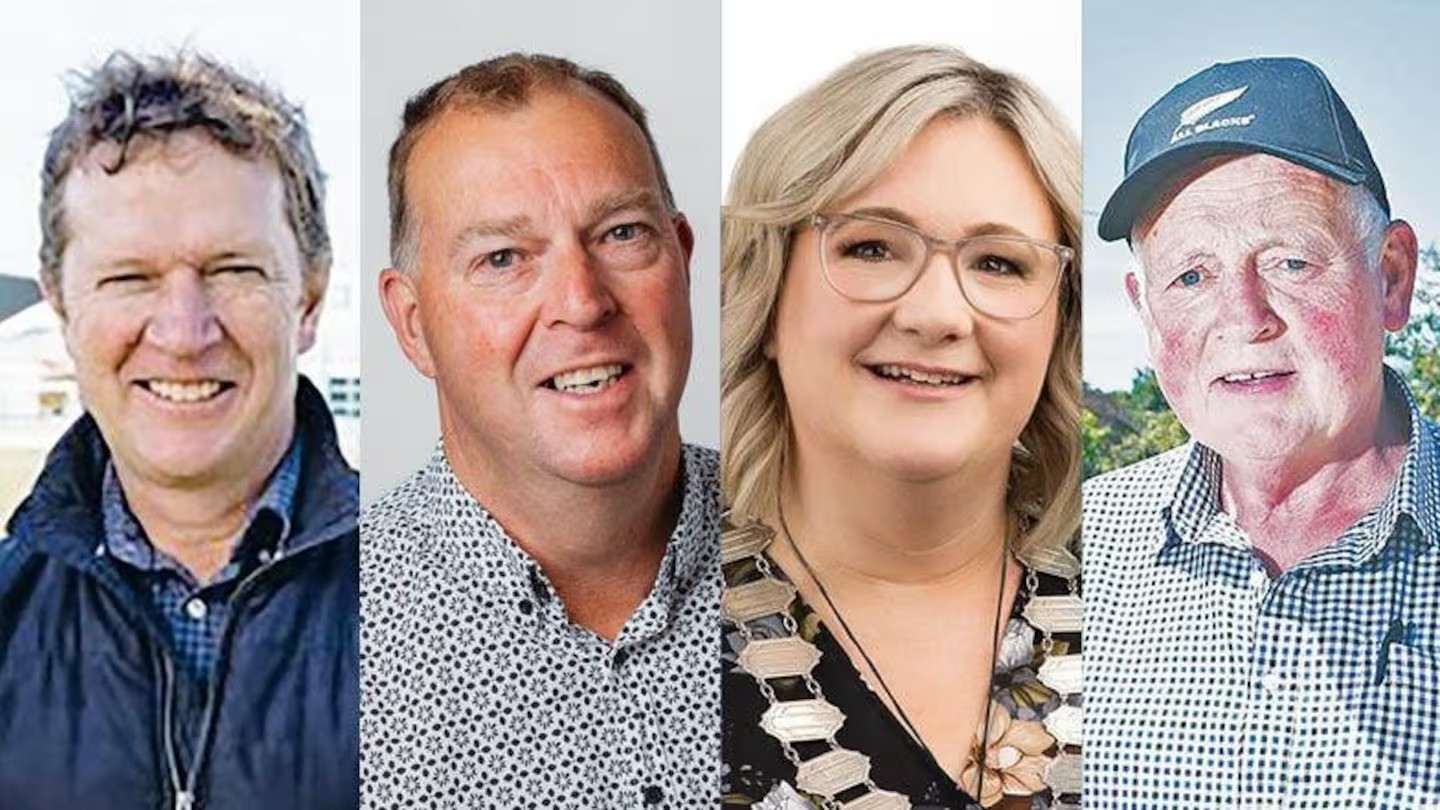 Under a proposed Government plan, Hawke’s Bay Regional Council would be replaced by panels made up of the four local mayors (from left): Central Hawke’s Bay’s Will Foley, Napier’s Richard McGrath, Hastings’ Wendy Schollum, and Wairoa’s Craig Little.