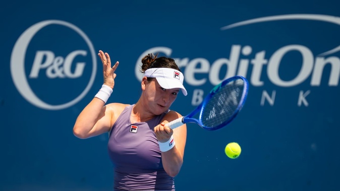 Lulu Sun of New Zealand is through to the second round at the US Open. Photo / Getty Images