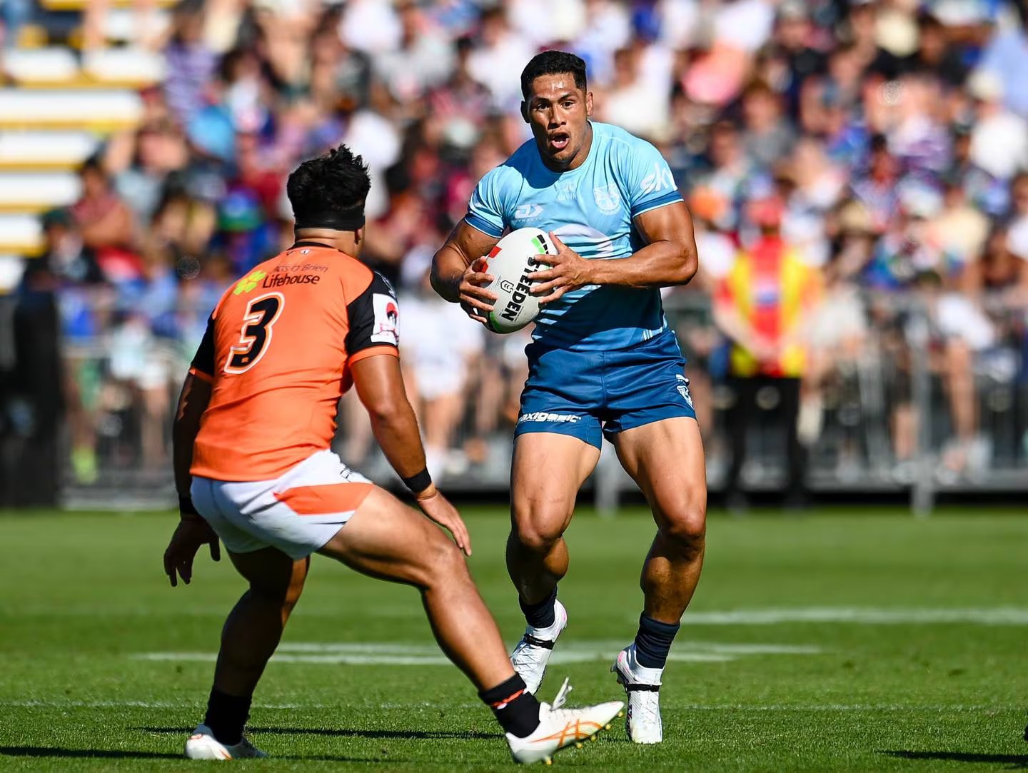 Roger Tuivasa-Sheck impressed in his return to rugby league. Photo / Photosport