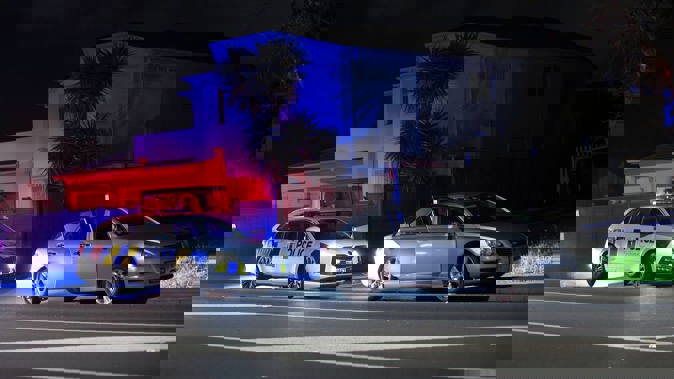 Police have made an arrest after an alleged aggravated robbery last night. Photo / Hayden Woodward