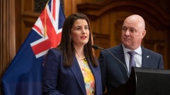 Nicola Willis and Christopher Luxon. Photo / NZ Herald
