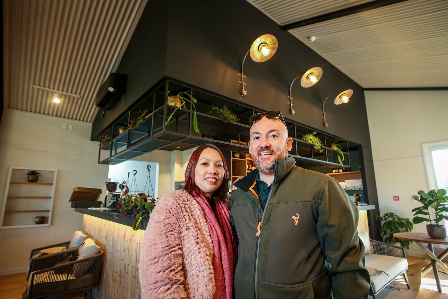 Fiona Le and Chris Whyte are excited to welcome patrons to the newly revamped Off The Track next week. Photo / Paul Taylor