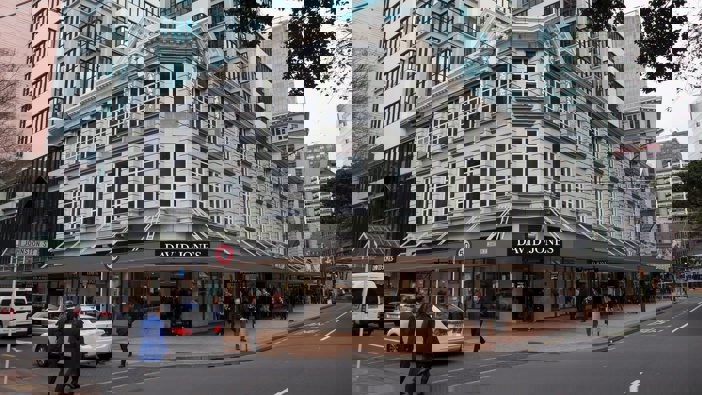 David Jones Lambton Quay Building. Photo / Mark Mitchell