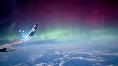 Rachel Kennedy captured the Aurora Australis during an Air New Zealand flight to Christchurch on Wednesday, September 17. Photo / Supplied