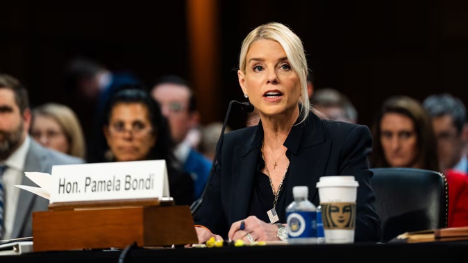 US Attorney-General Pam Bondi testifies before the Senate Judiciary Committee at the Capitol. Photo / Demetrius Freeman, The Washington Post