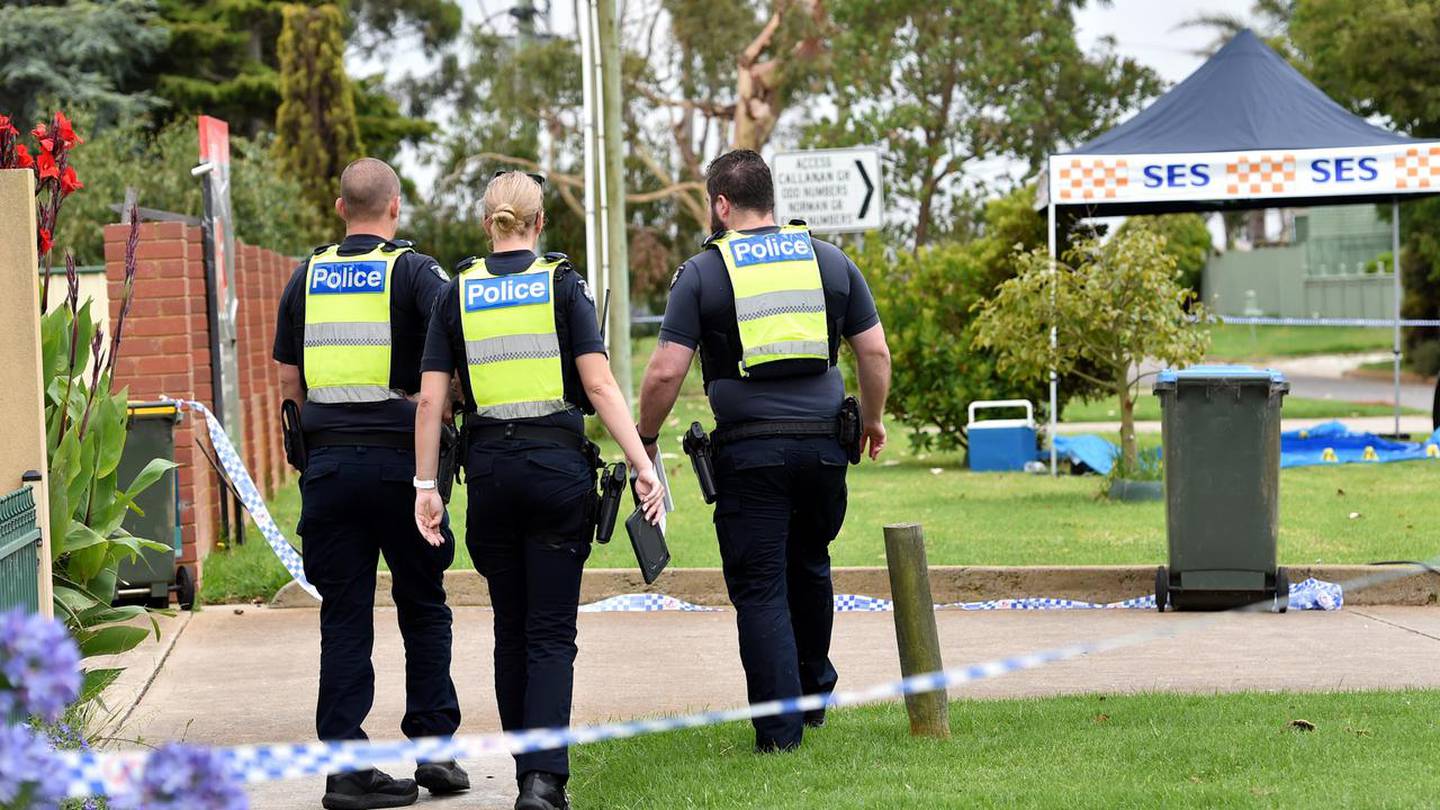 Police were seen searching the area on Wednesday where a woman was allegedly set on fire. Photo / NCA NewsWire