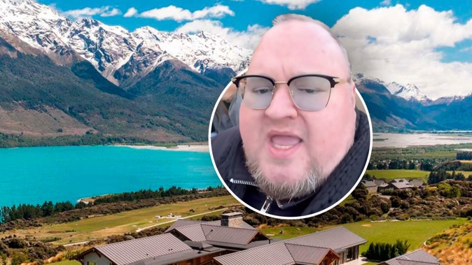 Kim Dotcom is in a row with a gardener over work done at his Queenstown property.