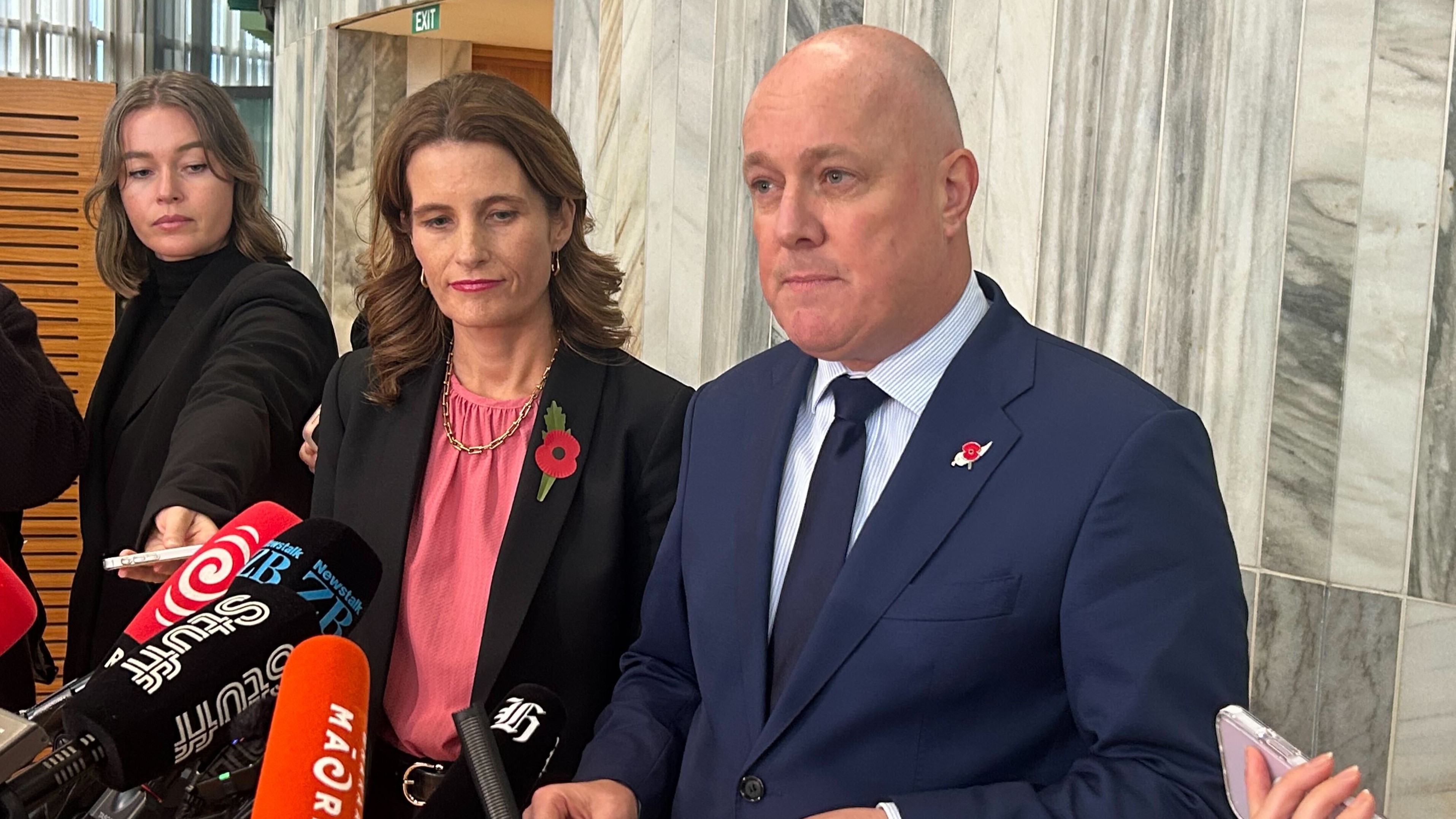 PM Christopher Luxon survives as National Party leader