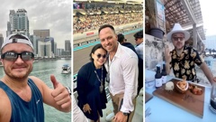 Russian officials, Denis Dolzhenko, Maxim Vasilyev and the Defence Minister's daughter Ksenia Shoigu were exposed for flashy wartime holidays. Photo / VK.ru