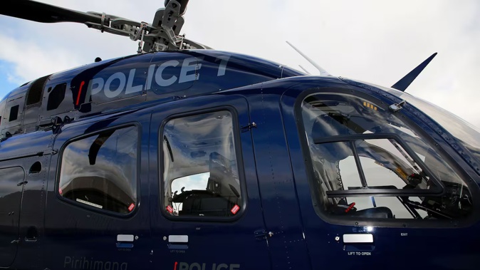 The police's Eagle helicopter. Photo / NZ Herald