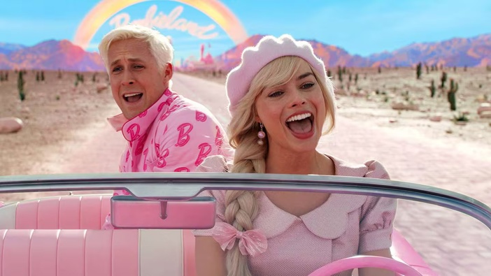 Ryan Gosling as Ken and Margot Robbie as Barbie. Photo / Warner Bros. Pictures
